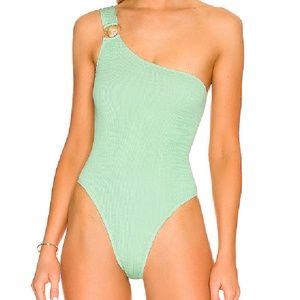 Cleonie Sunshine Maillot One Piece in Color Mint, Worn Once, One Size Fits All